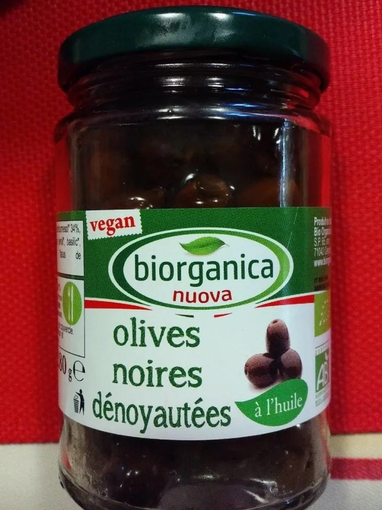 Olives noires dénoyautées