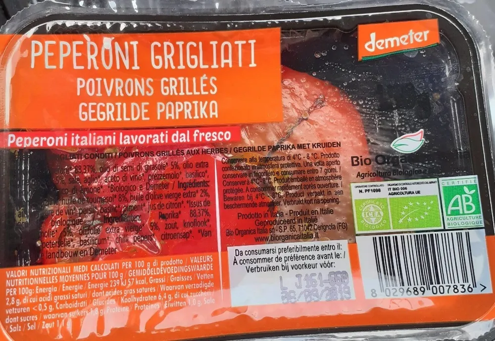 Peperoni Grigliati