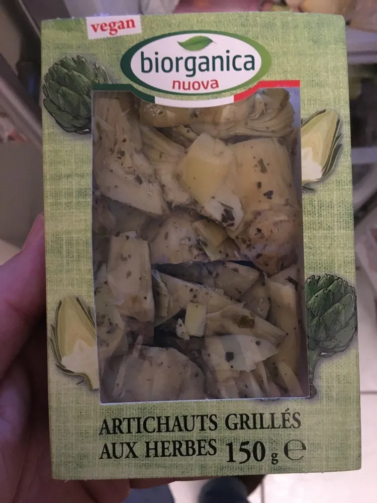 Artichaut grillé aux herbes bio