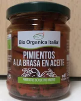 Pimientos a la brasa en aceite