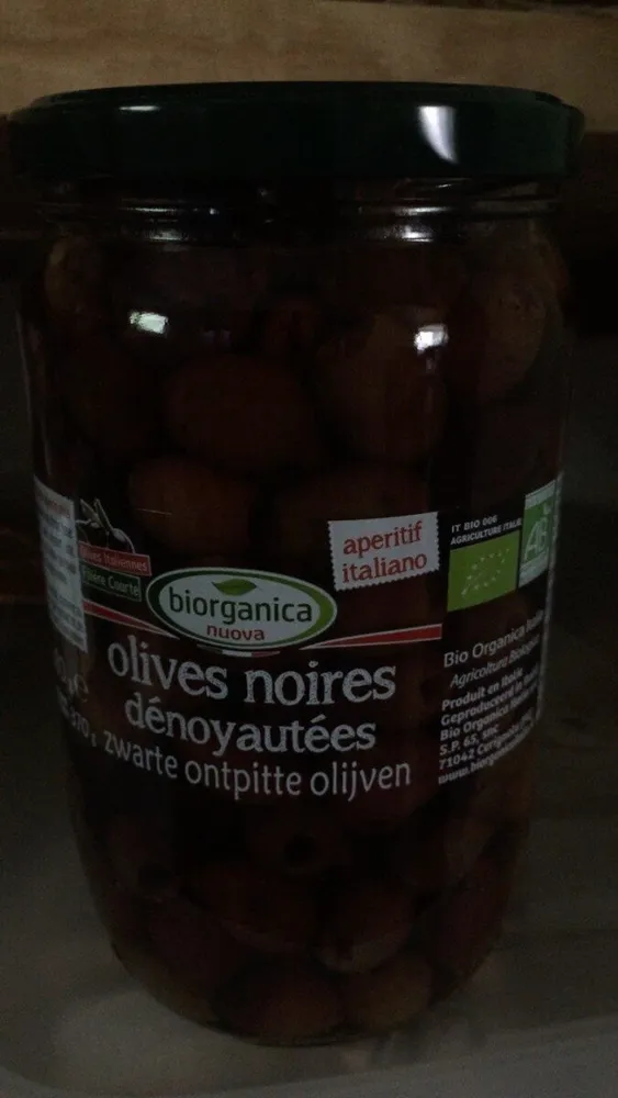 Olives noires dénouautees
