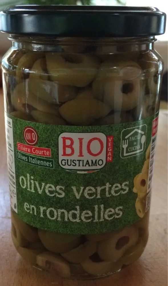 Olives vertes en rondelles