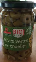 Olives vertes en rondelles