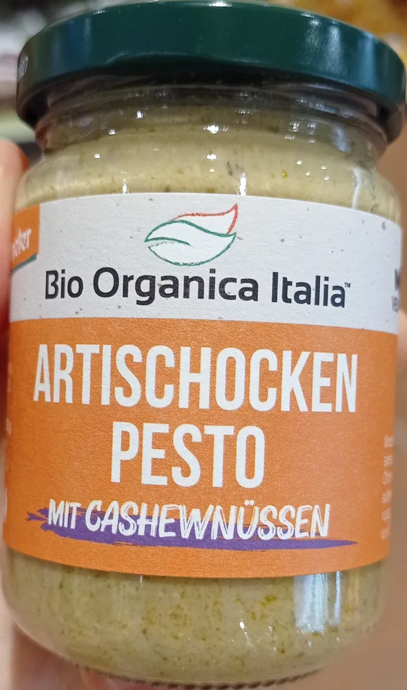 Artischoken pesto mit Cashewnüssen
