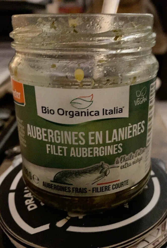 Aubergines en lanieres
