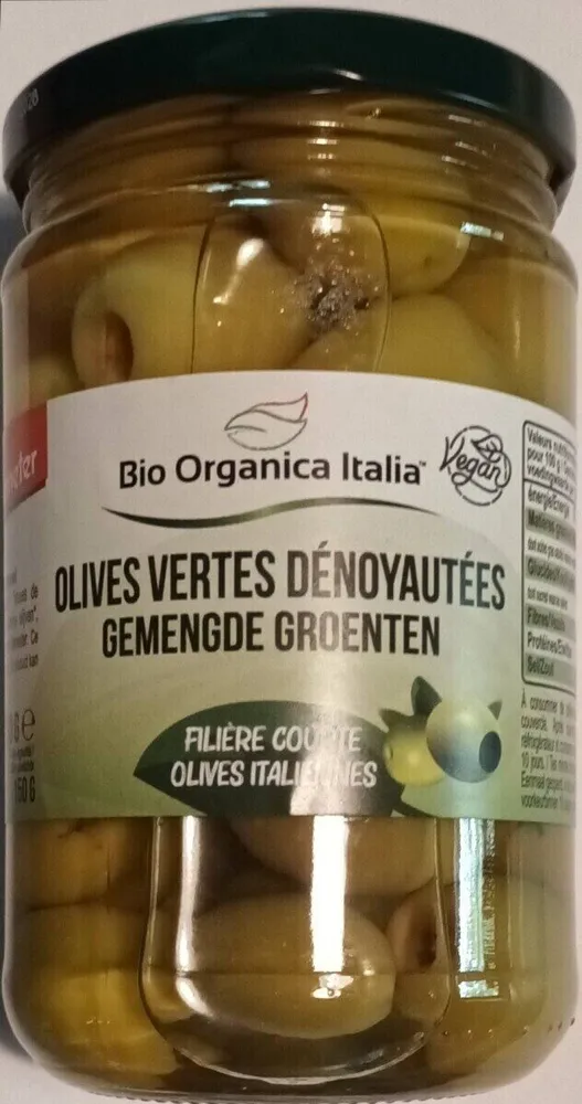 Olives vertes dénoyautées