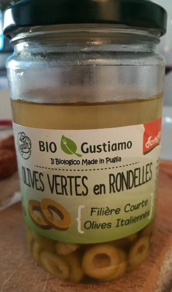 Olives vertes en rondelles
