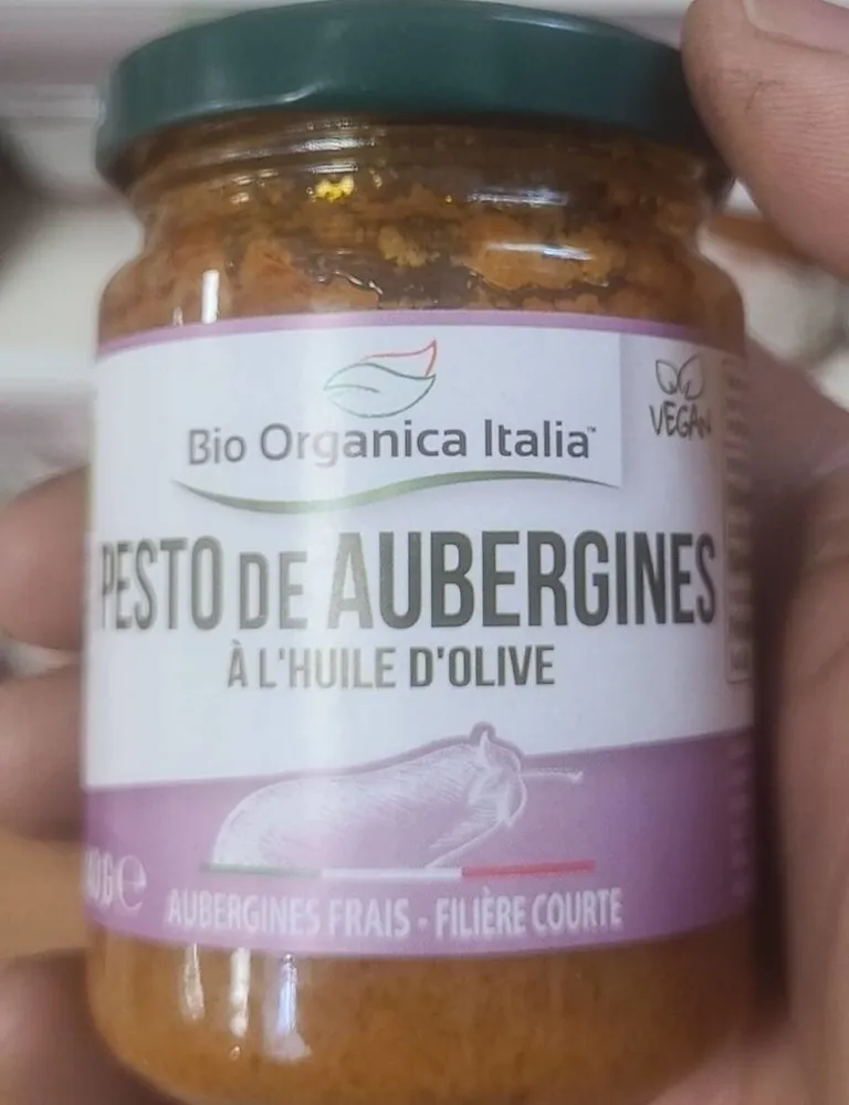 Pesto de aubergines à l'huile d'olive