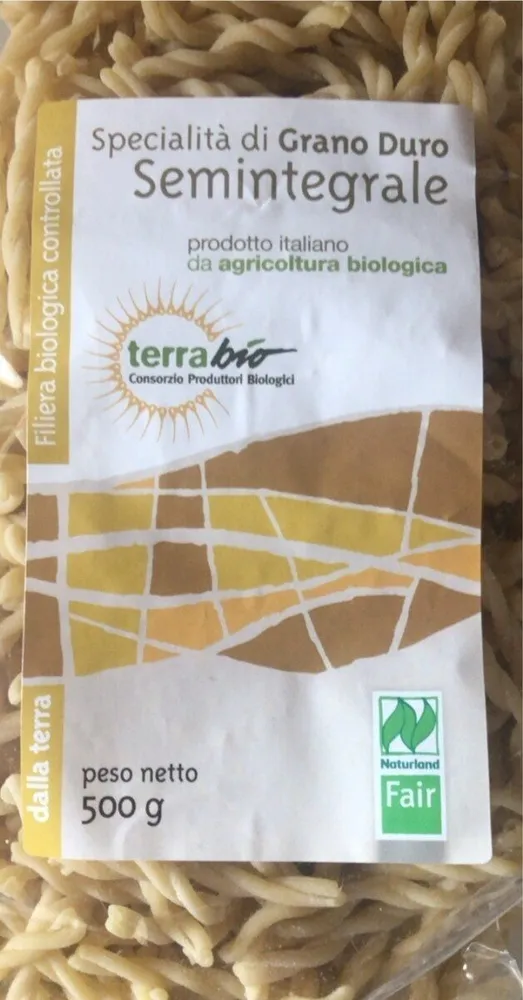 Trofie semintegrali di grano duro bio