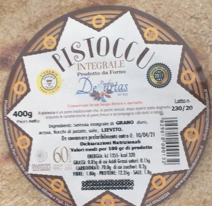 Pistoccu integrale