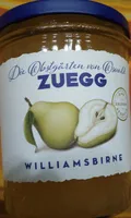 Williamsbirnen-Fruchtaufstrich