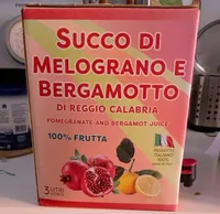 Succo di melograno e bergamotto di reggio calabria