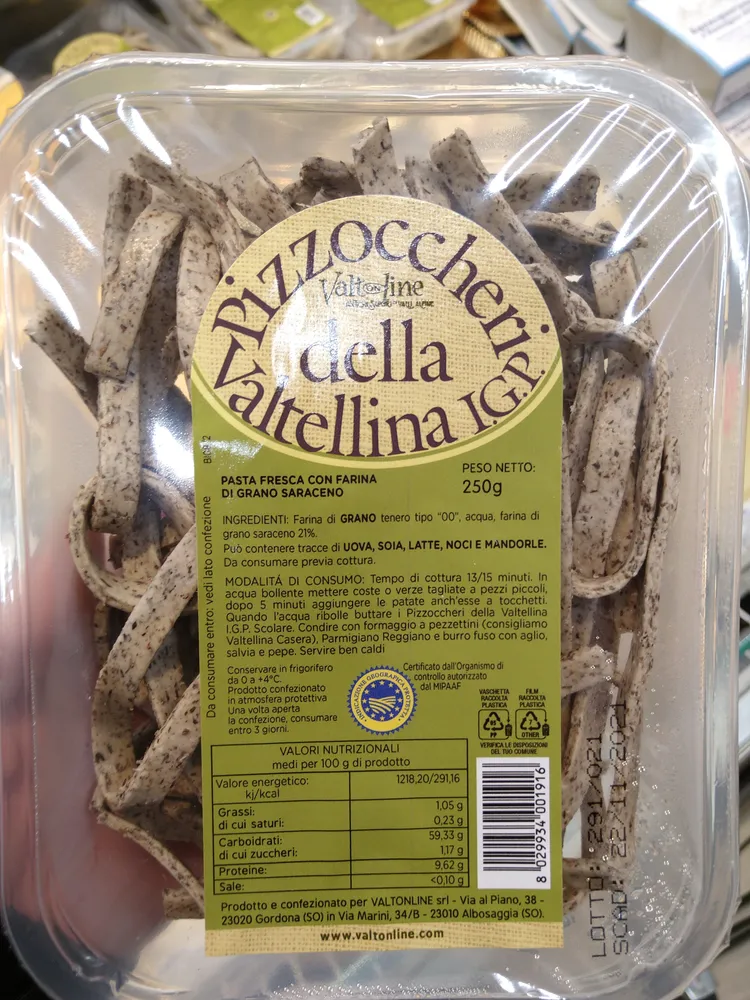 Pizzoccheri della Valtellina IGP