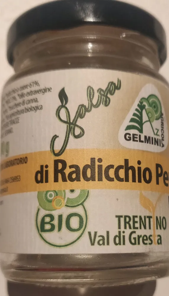 Salsa di radicchio pere e noci