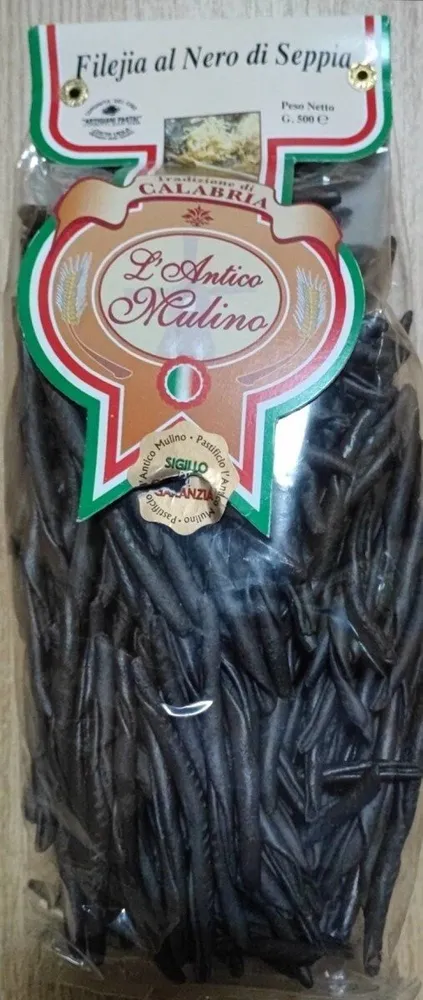 Fileja al Nero di Seppia