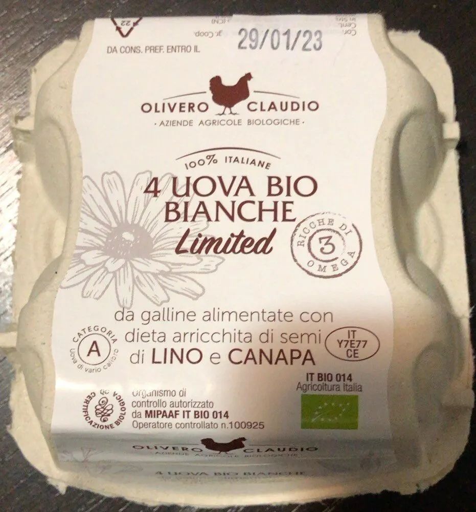 Uova bio bianche