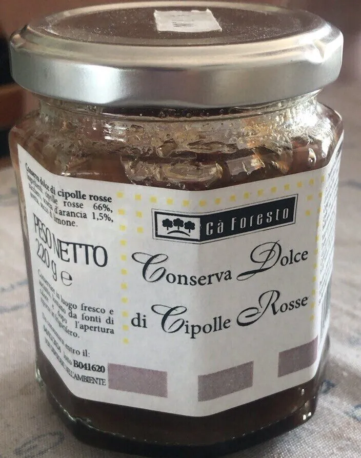 Conserva dolce di cipolle rosse