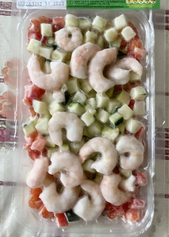 Zucchine e gamberi