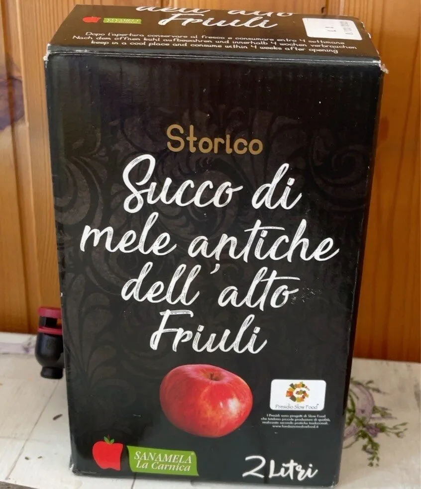 Succo di mele antiche dell’alto Friuli
