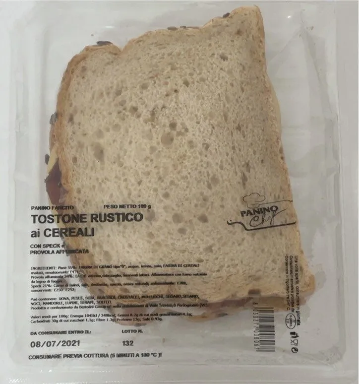 Tostone rustico ai cereali