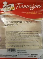 Tris Mezzino prosciutto cotto e funghi