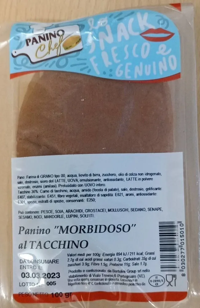 Panino "morbidoso" al tacchino