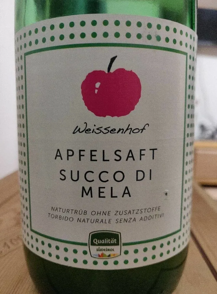 Apfelsaft, Succo di mela