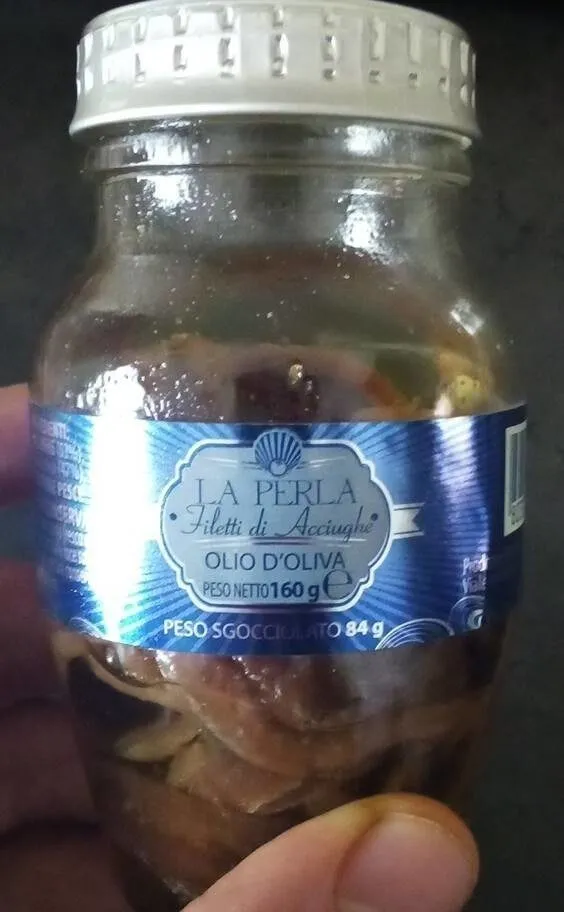 Filetti di acciughe all'olio d'oliva