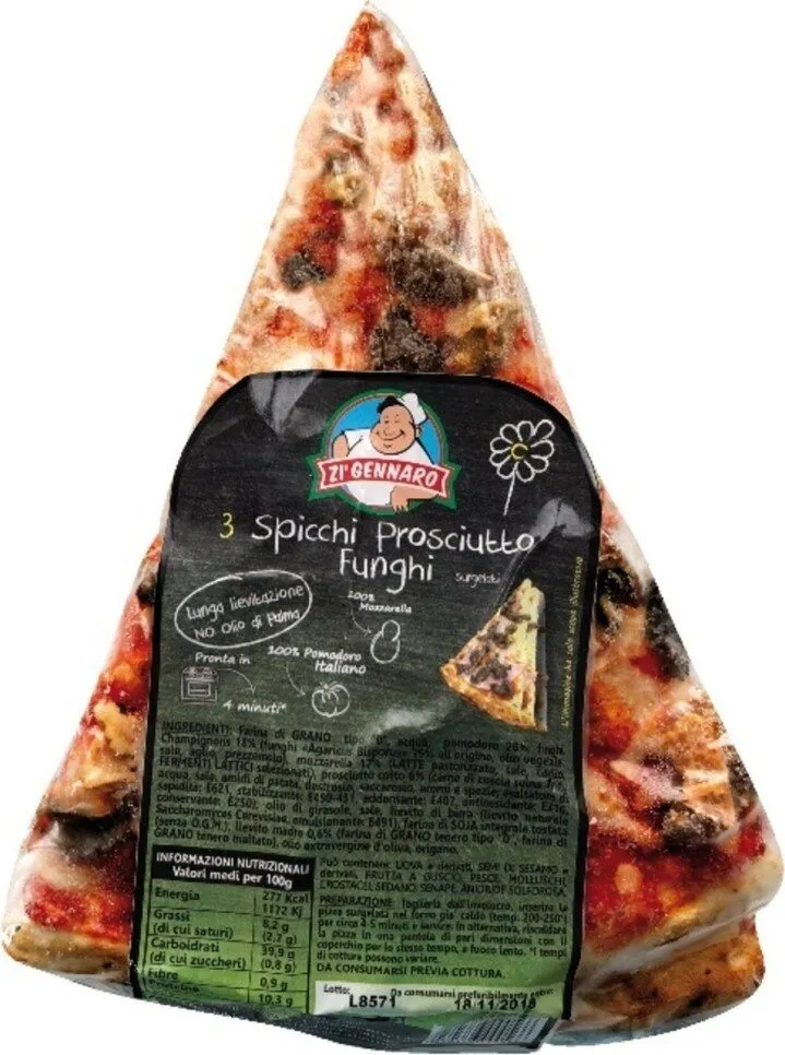 Spicchi dIGPizza prosciutto e funghi