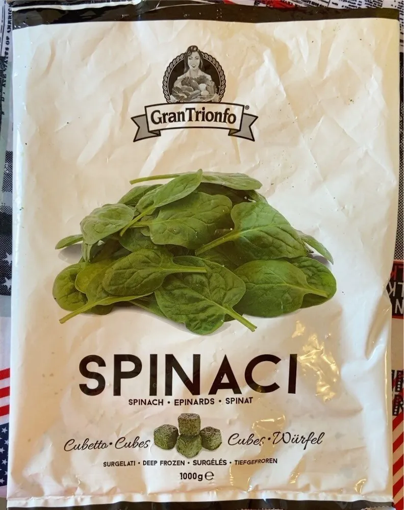 Spinaci surgelati