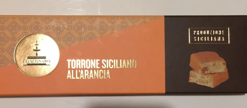 Torrone siciliano all'arancia