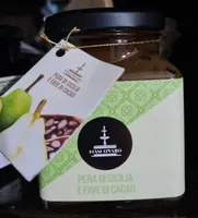 Marmellata pere di Sicilia e fave di cacao