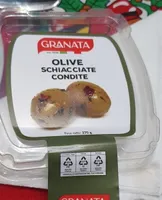 Olive schiacciate condite