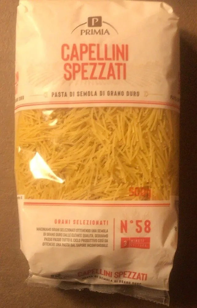 Capellini spezzati