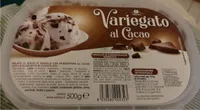 Gelato variegato al cacao