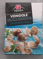 Vongole cotte e surgelate