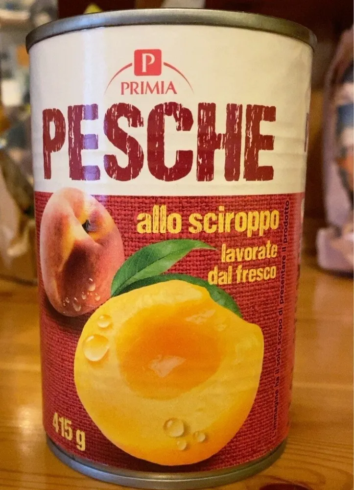 Pesche sciroppate