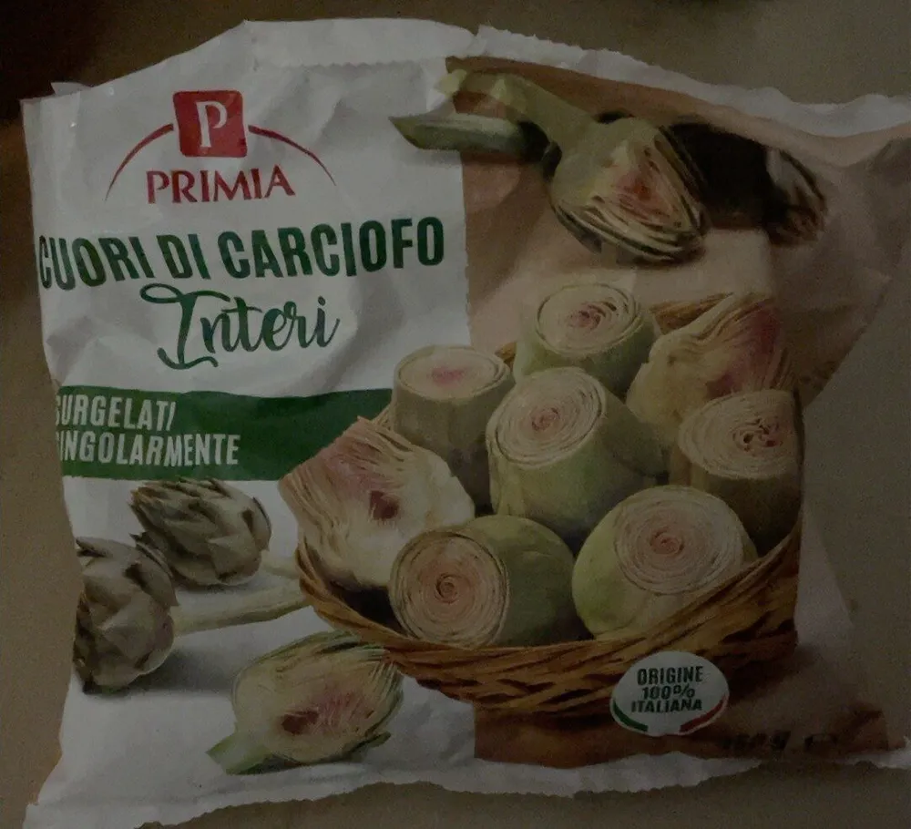 Cuori di carciofo congelati
