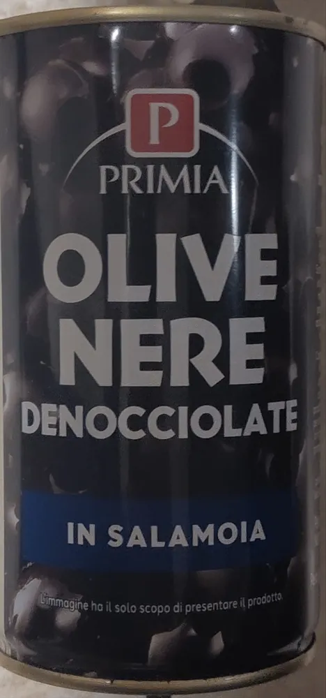 Olive nere denocciolate in salamoia
