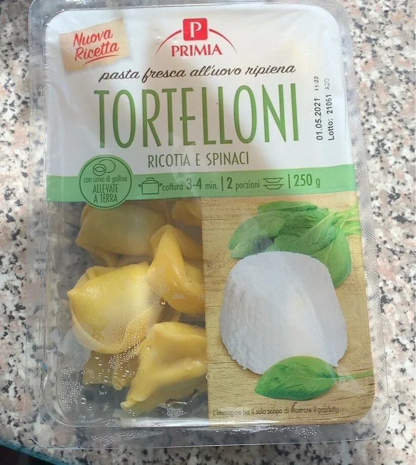 Tortelloni ricotta e spinaci