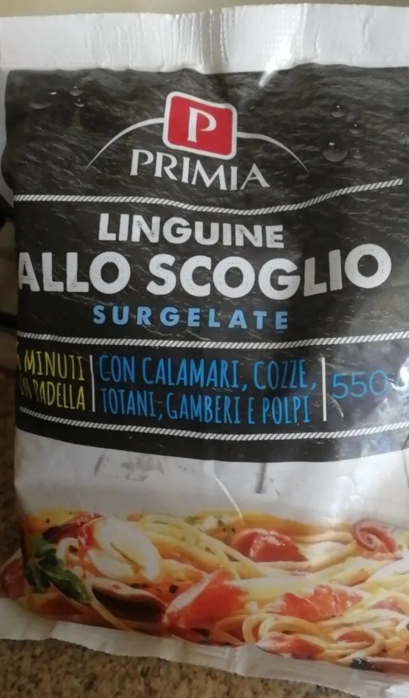 Linguine allo scoglio surgelate