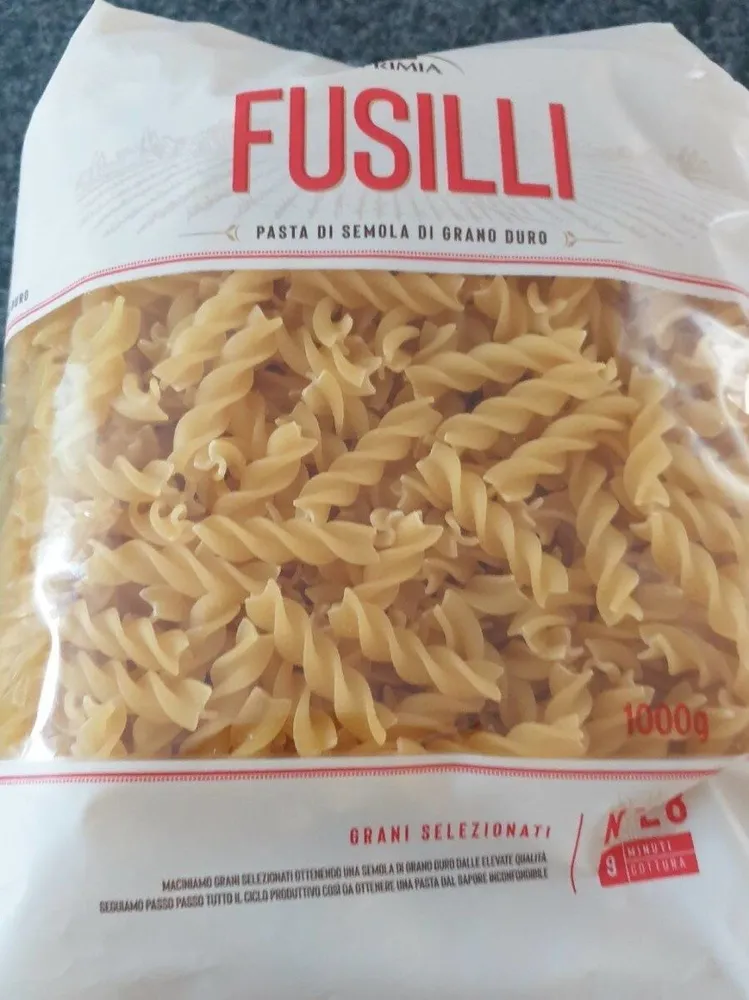 Fusilli- pasta di semola di grano duro