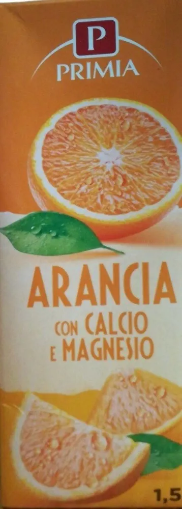 Arancia con calcio e magnesio
