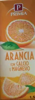 Arancia con calcio e magnesio