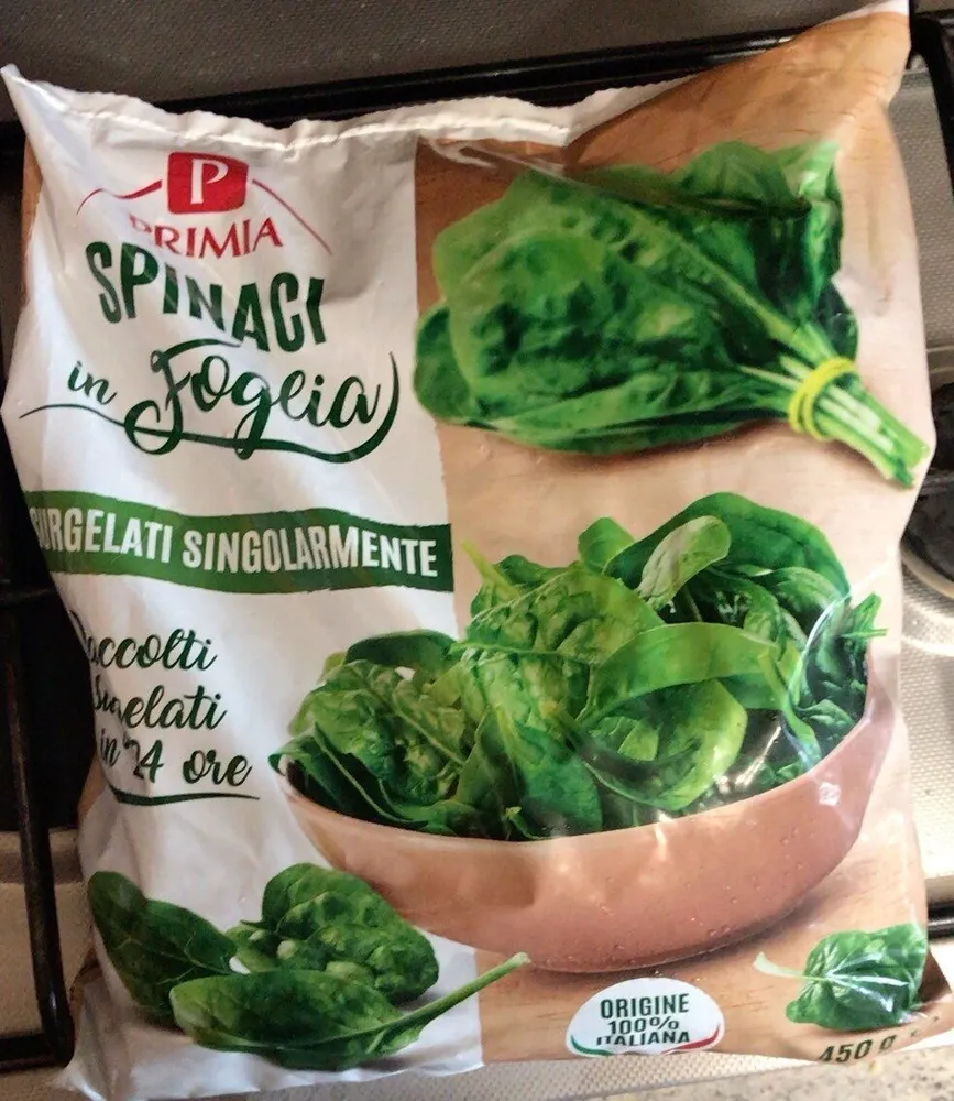 Spinaci in foglia