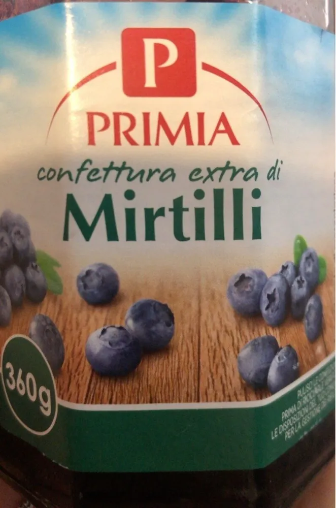 Confettura extra di mirtilli