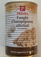 Funghi champignons affettati al naturale