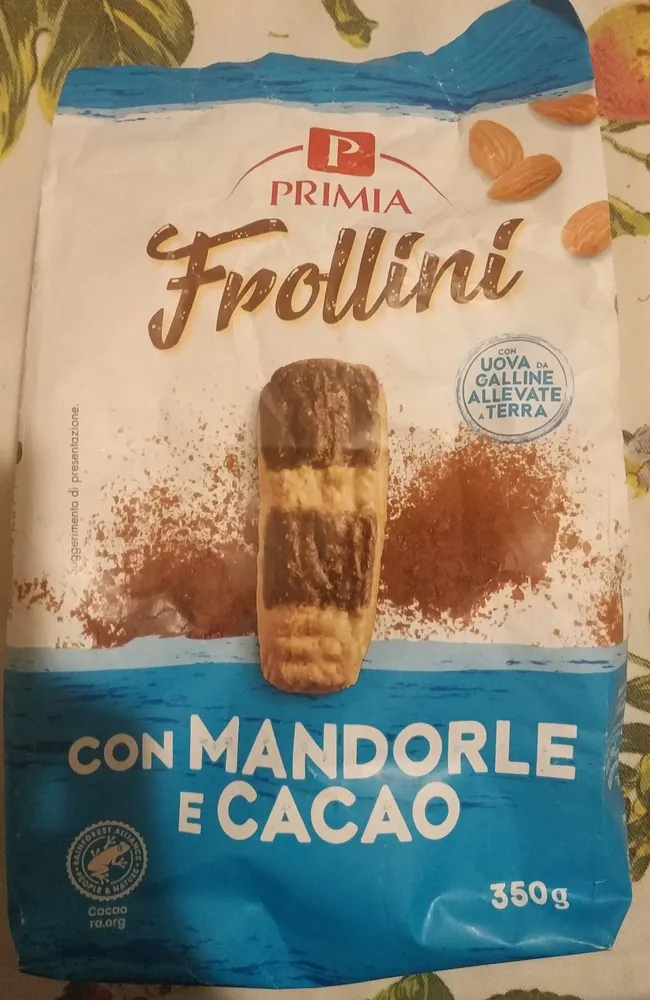 Frollini con mandorle e cacao