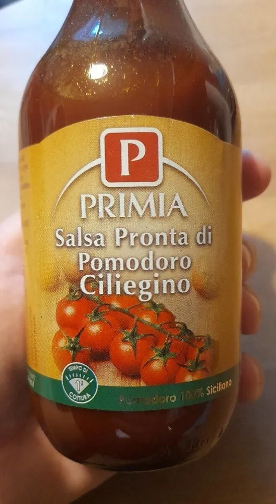 Salsa pronta di pomodoro ciliegino