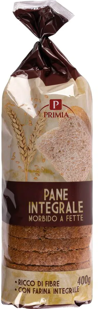 Pane integrale morbido a fette